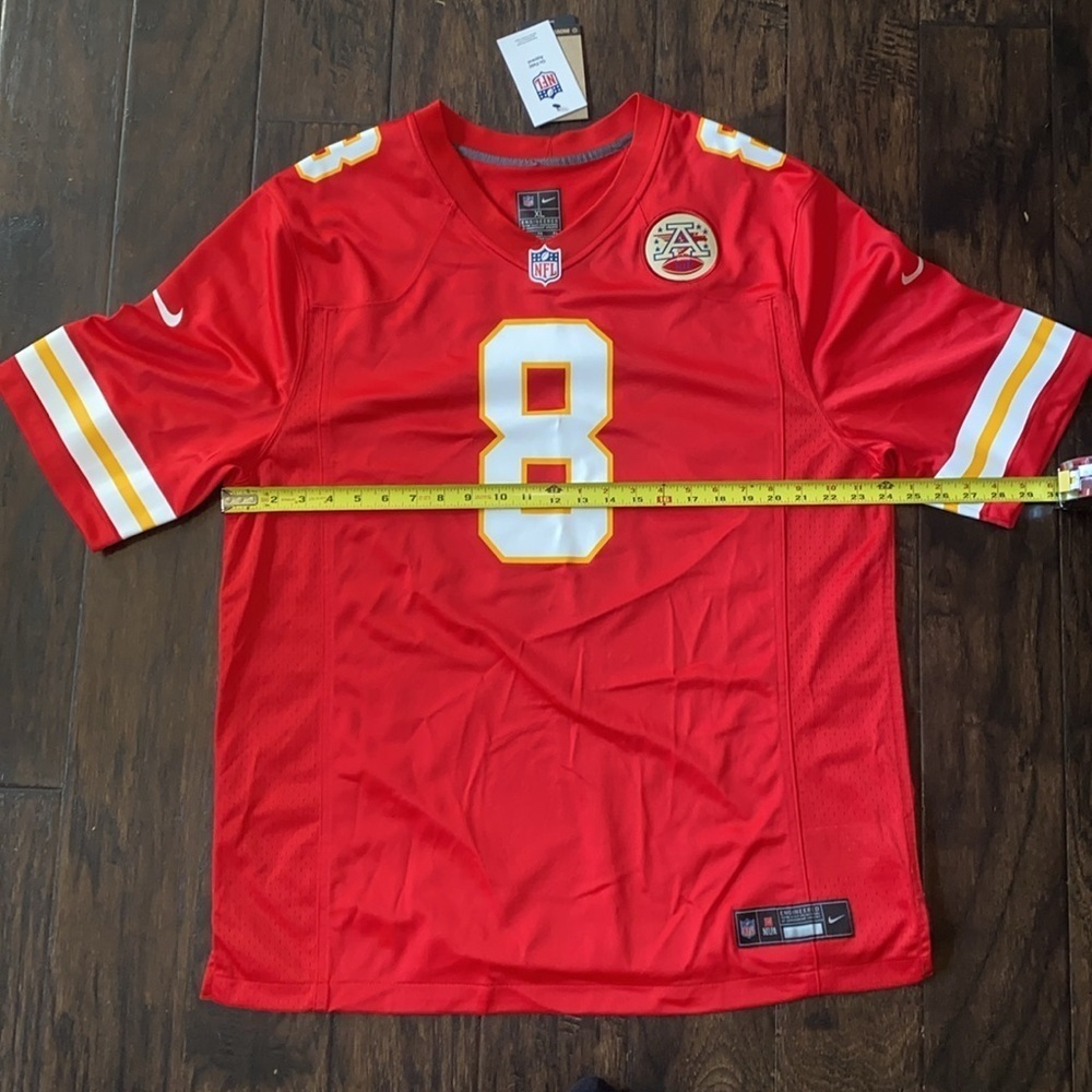 Nike Adult Kansas City Chiefs Deandre Hopkins #8 Red Game Jersey 🆕 - Picture 8 of 10